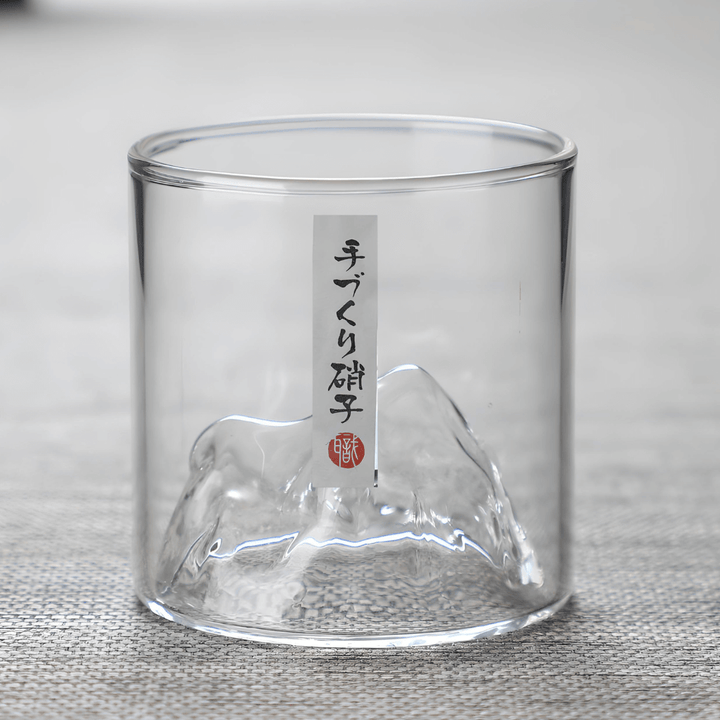富士山 日本製クリスタルウイスキーグラス