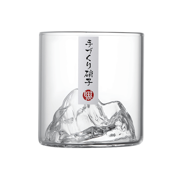 富士山 日本製クリスタルウイスキーグラス
